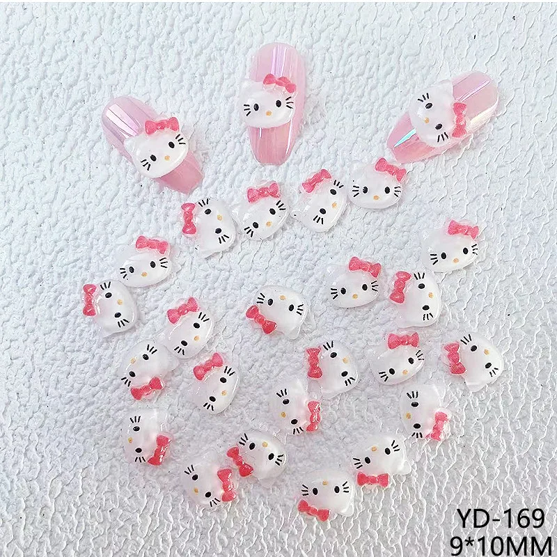 Аксессуары для ногтей Hello Kitty Y2K аксессуары в виде коричника пластырь украшения из