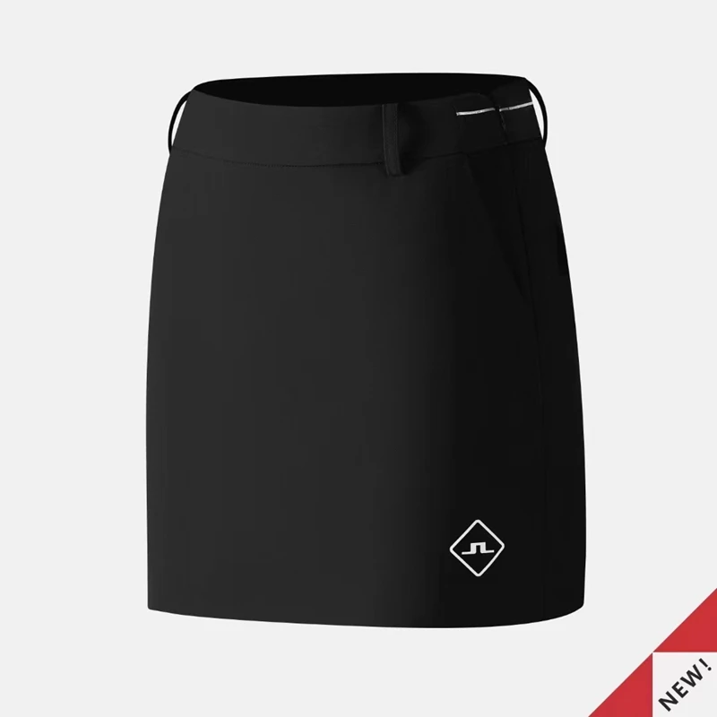 Women's Skirt Summer Golf Short Skirt Brand Comfortable Breathable Quick Drying Waist Closed Outdoor Sports Casual White Skirt