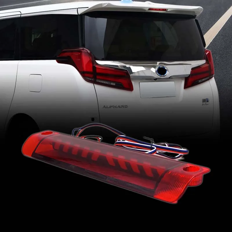 

Applicable to Toyota Elfa 30 Series FOR TOYOTA High Mounted Brake Light, Tail Wing Light, LED Flow Light Steering