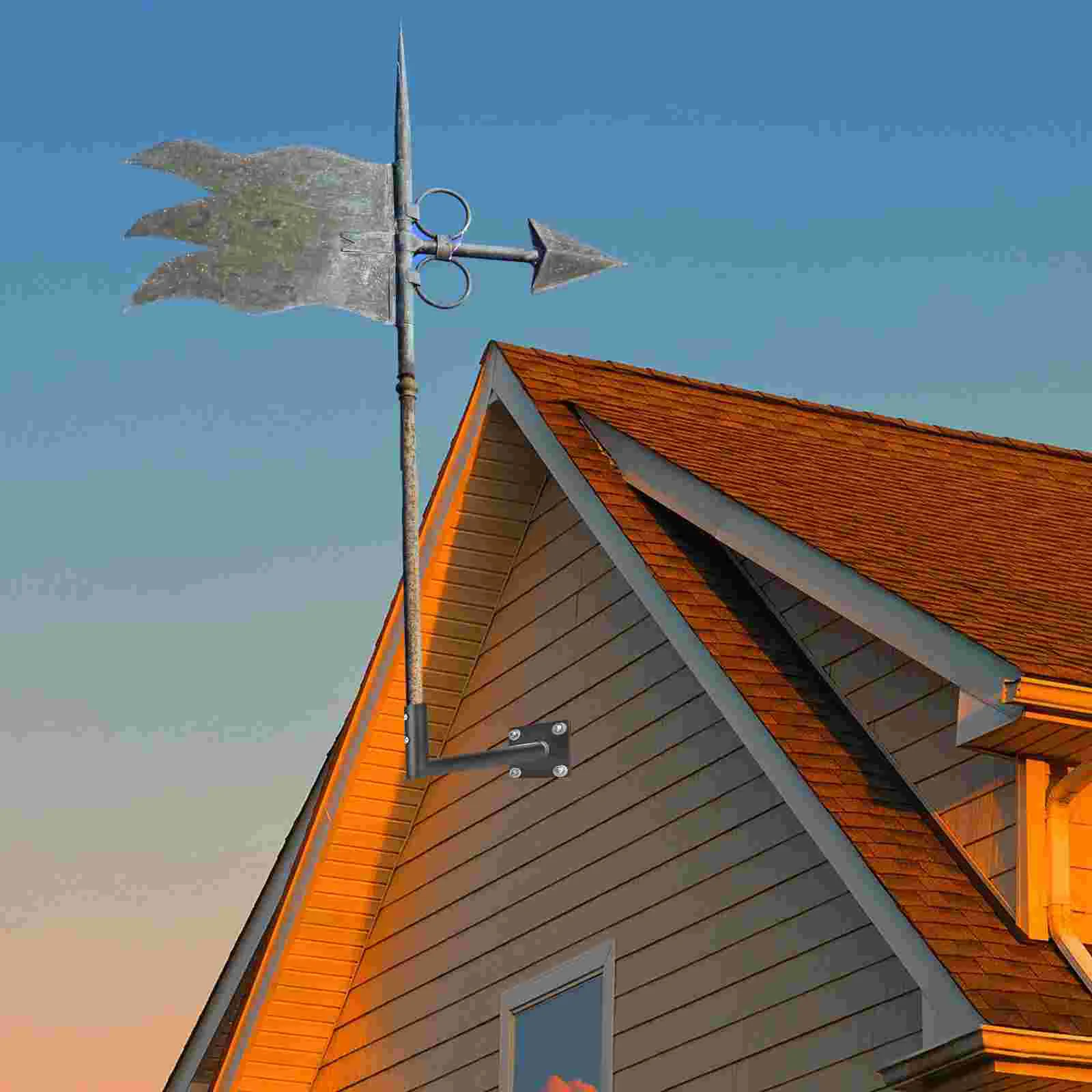 Кронштейн для флюгера крепление на крышу антенны L-образная форма держатель