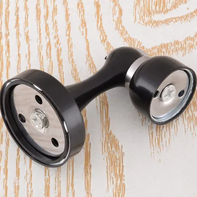 

Семейный Домашний напольный фитинг с винтами и т. д. Модный черный магнитный дверной ограничитель из цинкового сплава