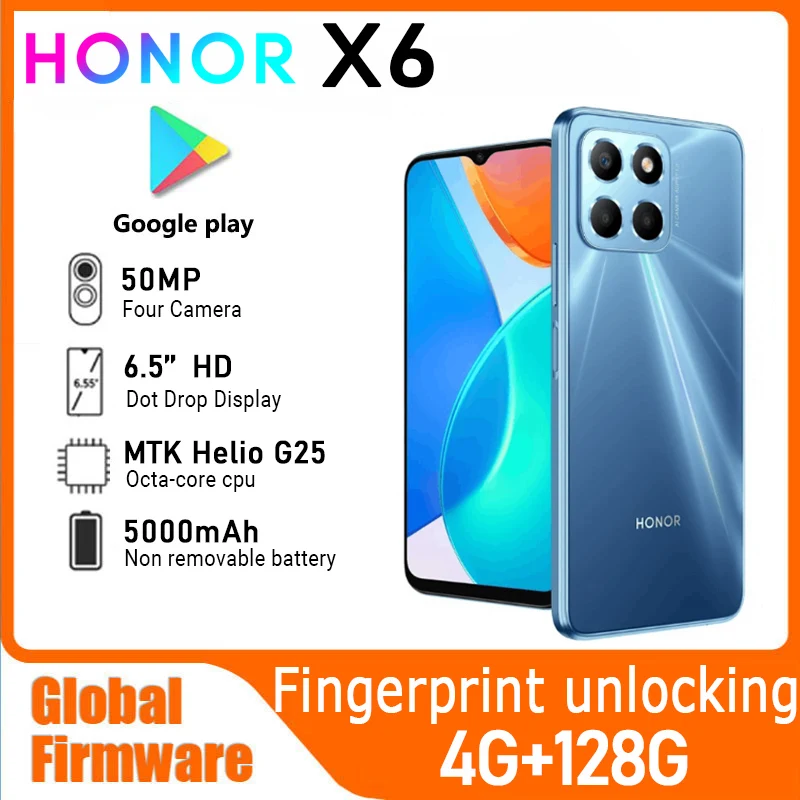 Смартфон HONOR X6 4/128ГБ global б/у