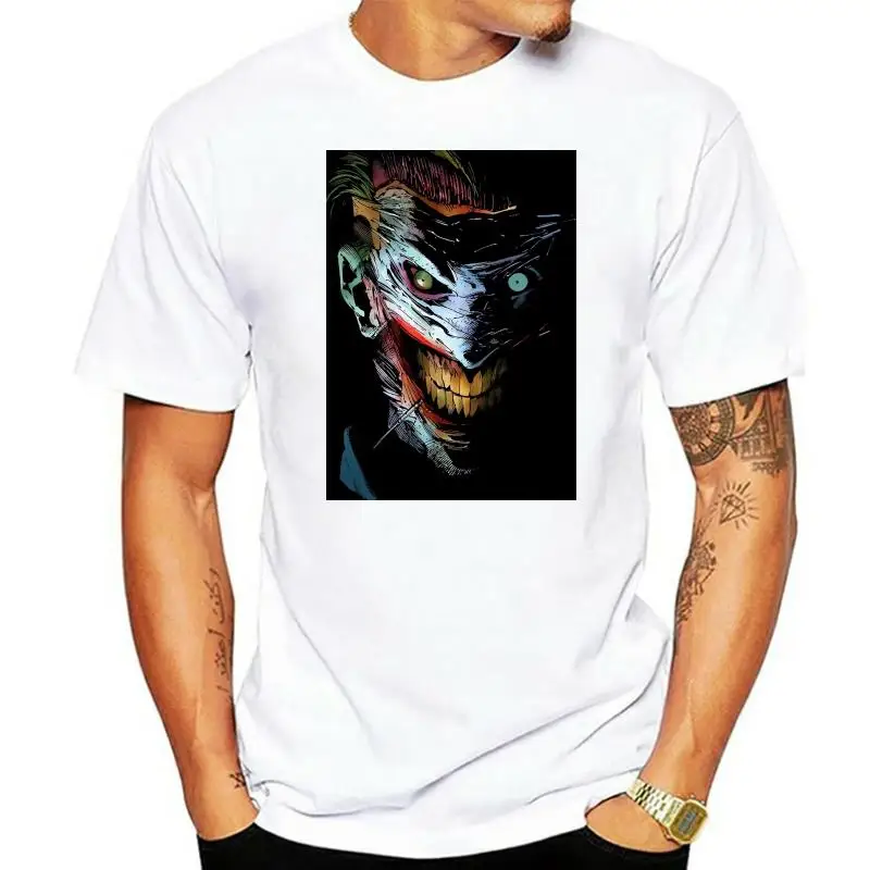 

Новинка, женская футболка для Хэллоуина Joker It из фильма «ужас», американский размер, Высококачественная футболка Em1