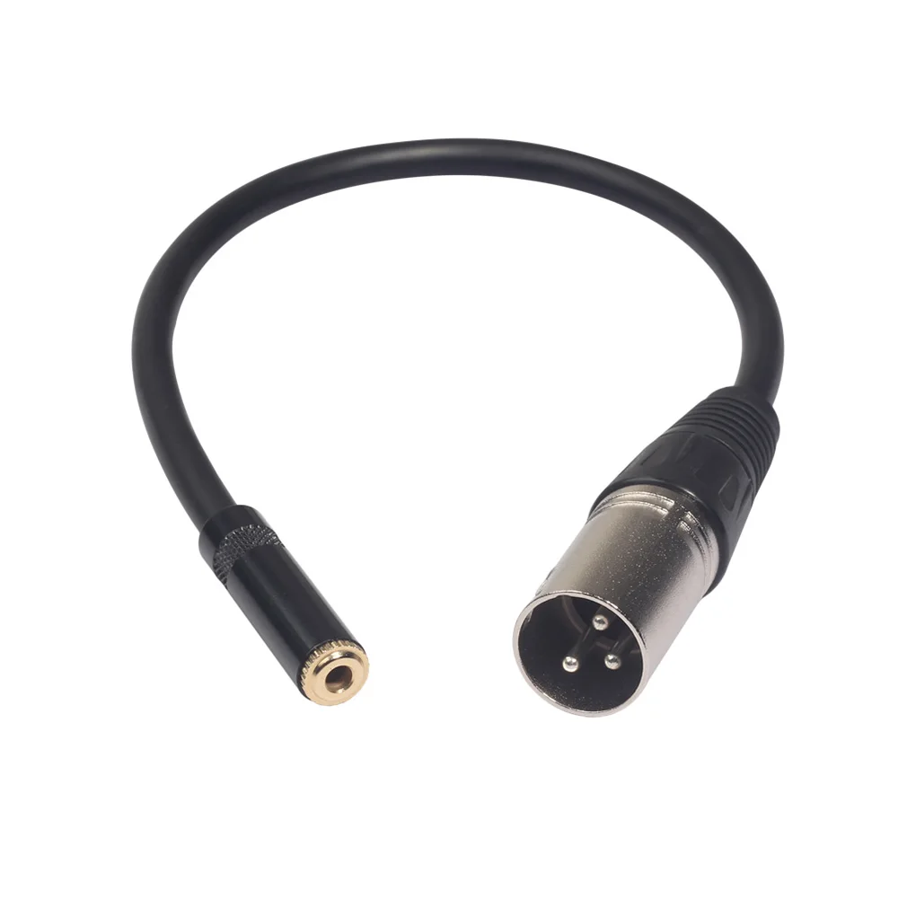 

HIFI Male 4 Pin XLR Balance to 3 5mm Female Audio Cable XLR Headphone Microphones Speakers Adapter Cable