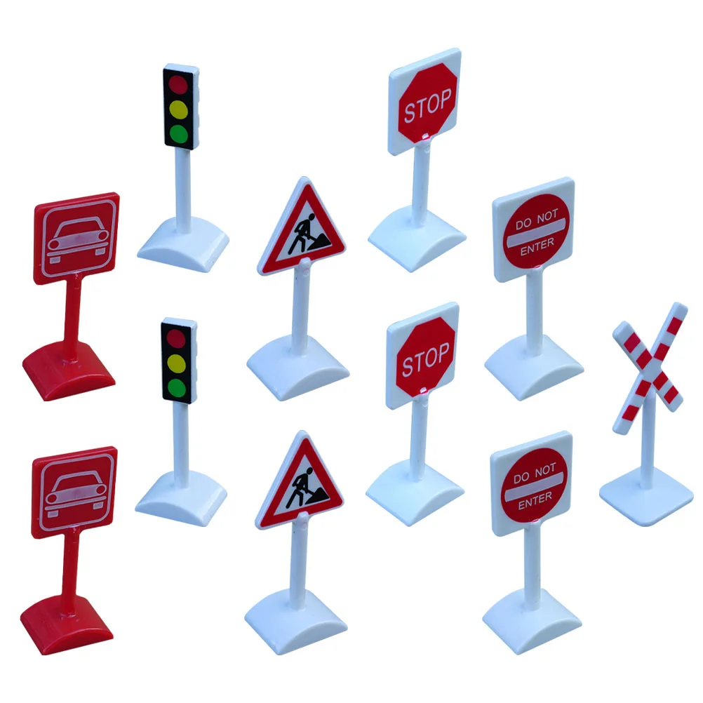 11 шт. украшения для дорожного движения развивающие игрушки мини-индикатор трек