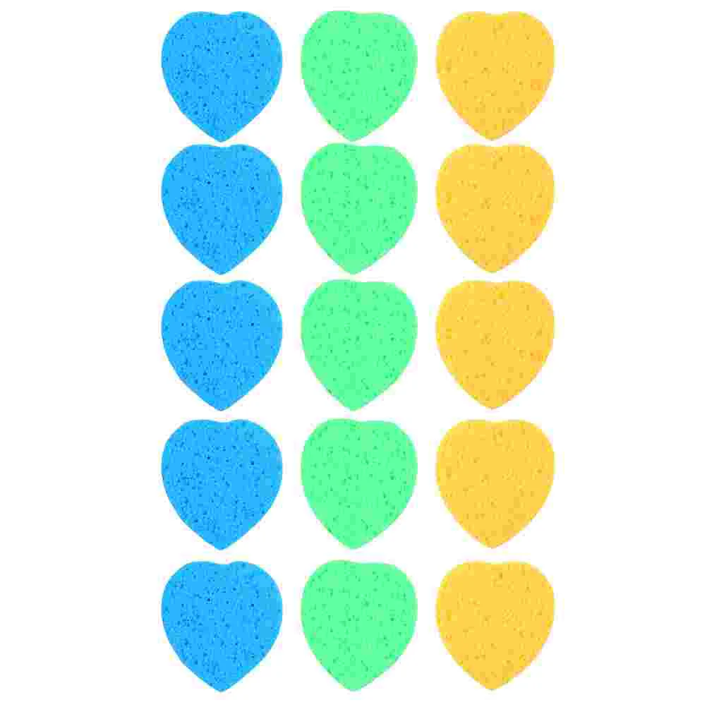 

30pcs Heart-shape Face Cleaning Pads Face Washing Pads Cosmetics Accessories