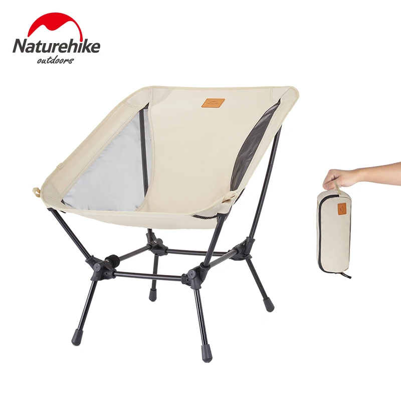 Naturehike Portable Moon Chair Outdoor Camping Hiking Folding Chairs Picnic BBQ Ultralight Travel Beach Foldable Fishing Seats