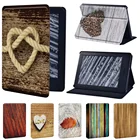 Чехол для планшета Kindle Paperwhite 1234Kindle 10-го поколения 2019Kindle 8-го поколения 2016 дюймов чехол для планшета с рисунком под дерево