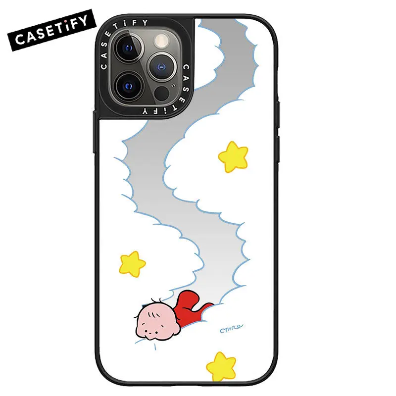 

Зеркальный чехол CASETIFY для iphone 12 13 14 Pro 13 Mini 11 14Promax SE2020 6 7 8 14 Plus задняя крышка B0324