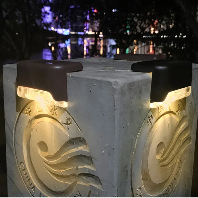 

LED Wall Light Waterproof Outdoor Solar Lights For Stair Garden Fence Solar Garden Lights Solar Lamp Decoration 1/4/8/12/16pcs