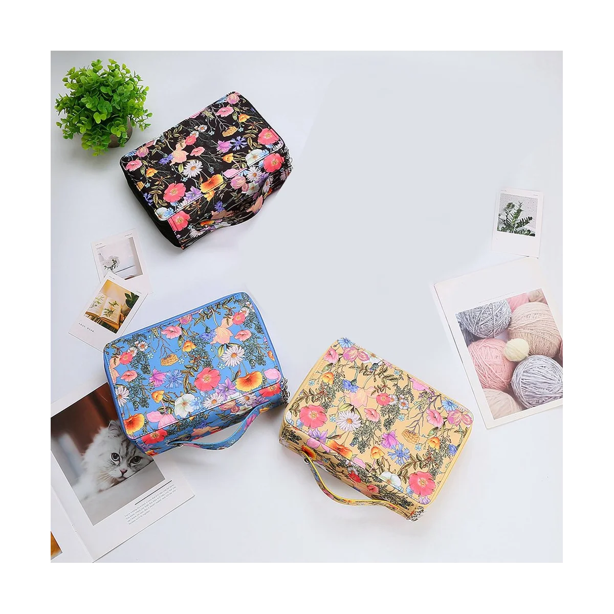 

250 Slots Colored Pencil Case Organizer with 5 Layer Zipper-Large Capacity Pens Storage Holder Bag for Student Artist B
