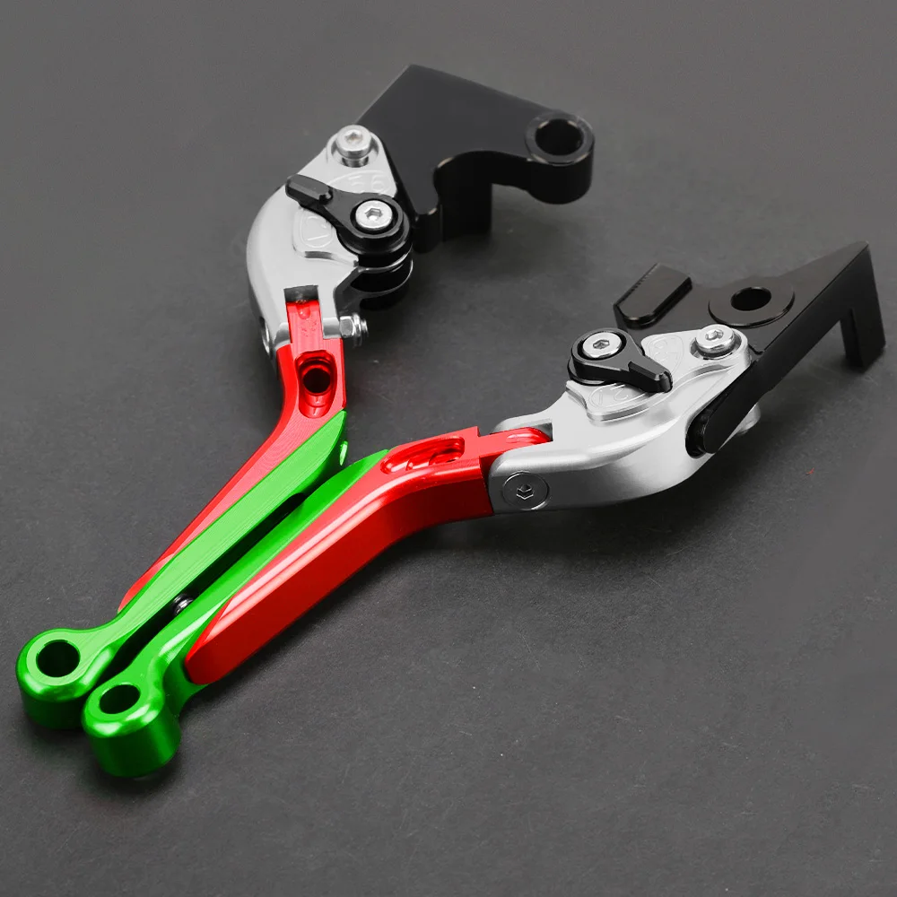 Фото Для KAWASAKI Z750R ZX10R ZX6R ZX636 ZX-6R 2007-2016 аксессуары для мотоциклов складные тормозные рычаги сцепления выдвижные ручки рычаг №1