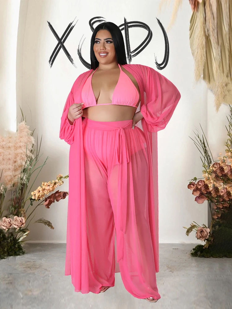 Комплекты больших размеров соблазнительная Прозрачная женская одежда длинный