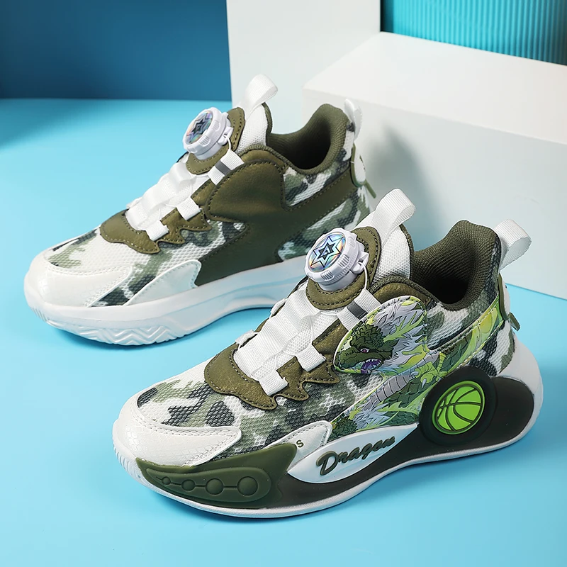 Four Seasons Children's Fashion Sports Shoes Boys' Running Leisure Breathable Outdoor Kids Shoes Lightweight Sneakers Shoes