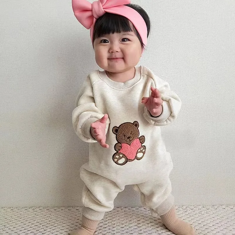 

2022 Cute Cartoon Newborn Baby Winter Spring Autumn Clothes Infant Clothes for Girl Boy Romper Jumpsuit Baby Romper