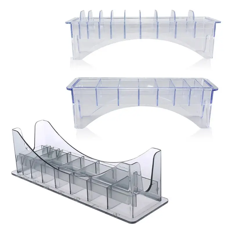 

8/10 Grid Base Storage Box for 8P/10P Universal H Clipper Limit Comb Guide Comb for Barber H Styling Tool Kit