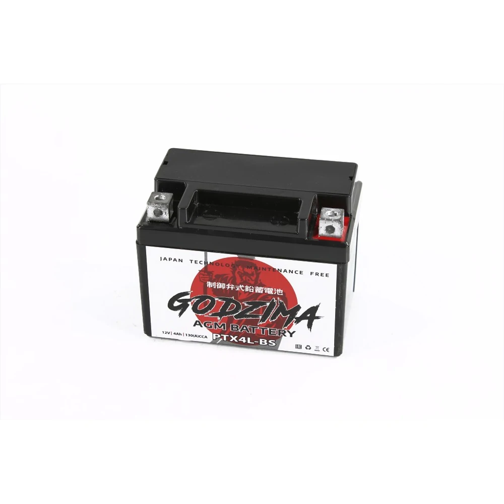 Vela ve1204 Moto battery starter for motorcycle ATV scooter AGM 12V 4 A/H (ytx4l-bs) | Batteries & Accessories