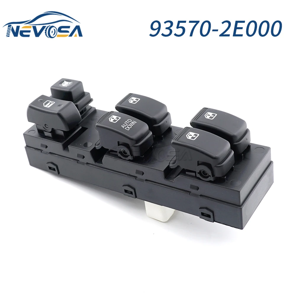 

Кнопка переключения переднего левого стекла автомобиля для Hyundai Tucson 2004-2010 93570-2E200