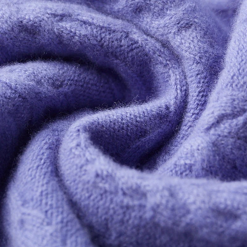 Men's 100% Merino Wool Thickened Sweater Round Neck Casual Versatile Cashmere Knitted Ssweater Loose Korean Fashion Bottom