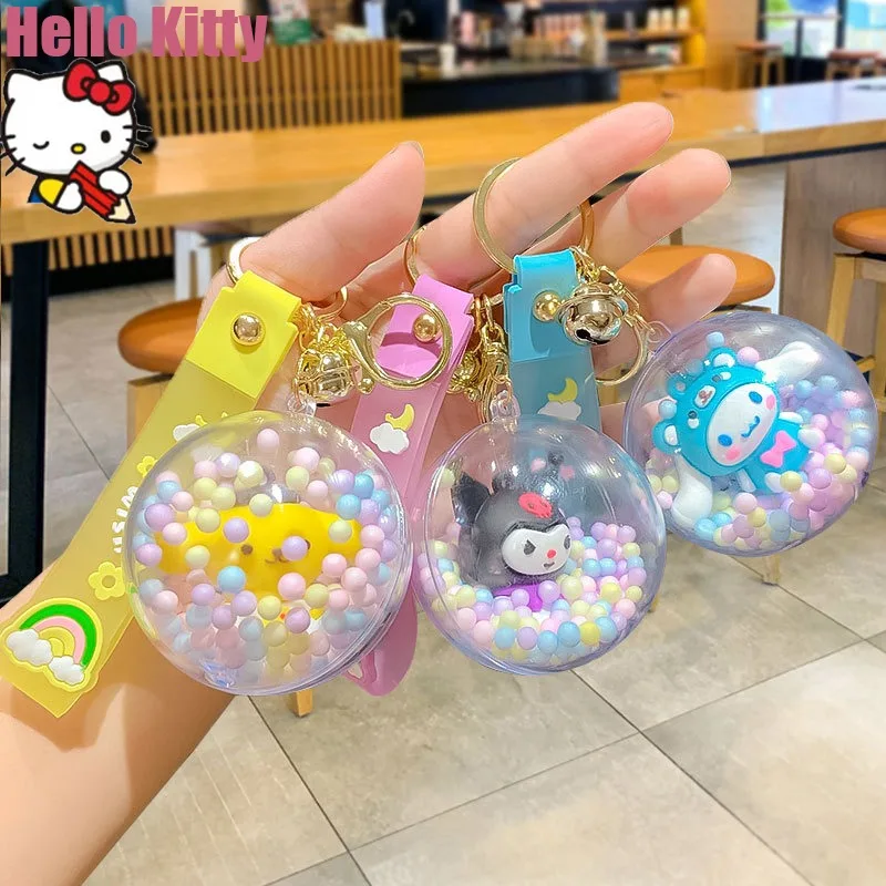 

Kawaii Sanrio Hello Kitty Cinnamoroll My Melody Pompompurin Cartoon Keychain Cute Birthday Gift Student Schoolbag Charm Dolls