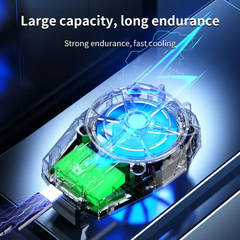 

Phone Magnetic Radiator ABS Game Cooler System Quick Cooling Fan For Iphone With Battery кулер для телефона Phone Radiator Fan
