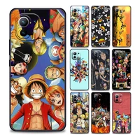 anime one piece family luffy zoro nami phone case for xiaomi mi 11i 11 11x 11t poco x3 nfc m3 pro f3 gt m4 soft silicone cases