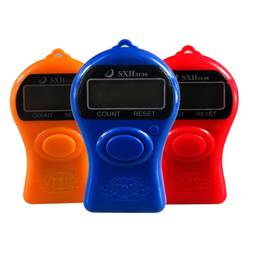 5-значный мини-счетчик с большим экраном максимум 0 ~ 9999 диапазон подсчета ремешок