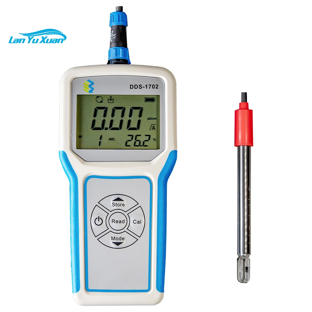 

DDS-1702 Портативный Измеритель проводимости, ручной ec Электрический Измеритель проводимости, тестер воды