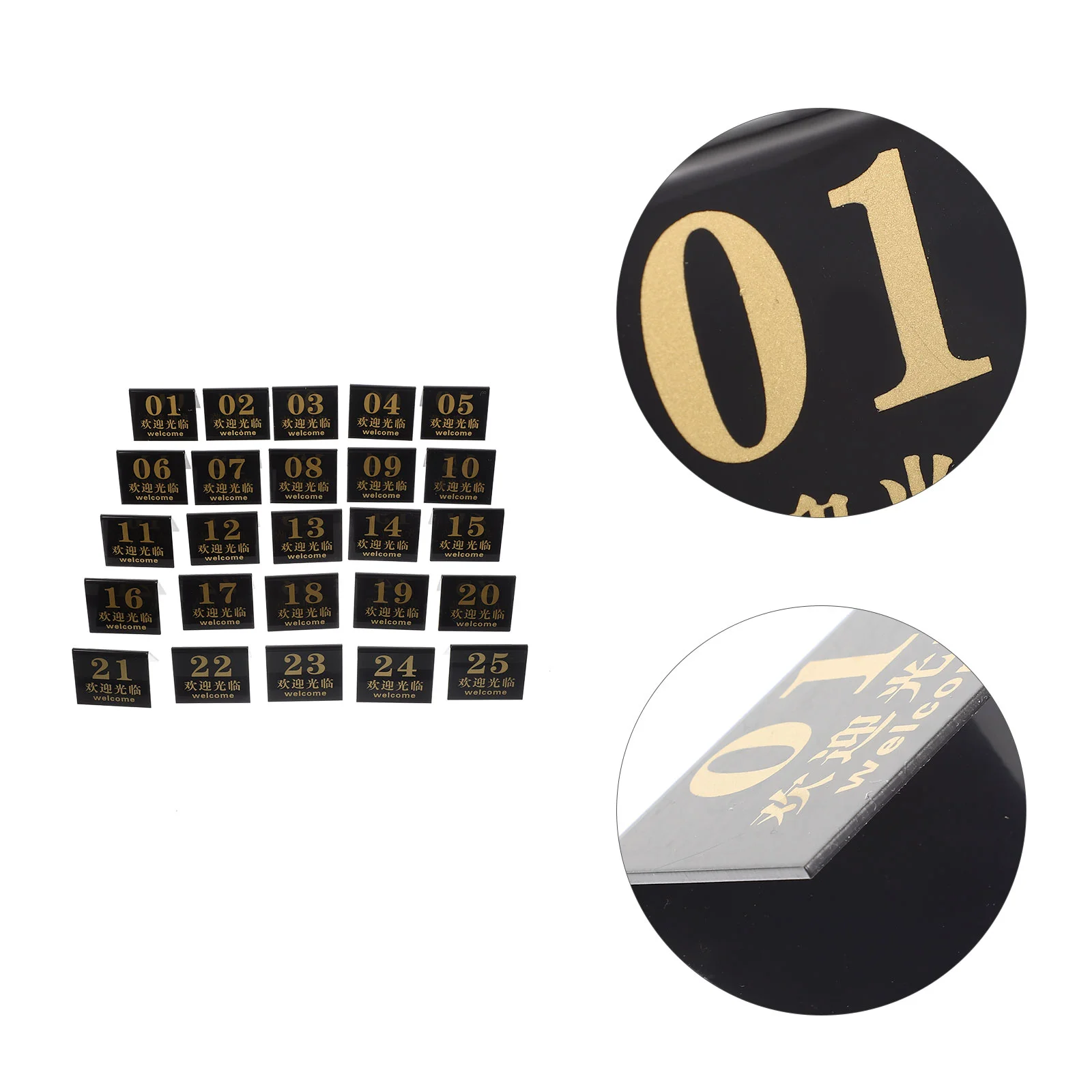 

25PCS Table Cards Table Signs Table Numbers For Wedding Wedding Signs