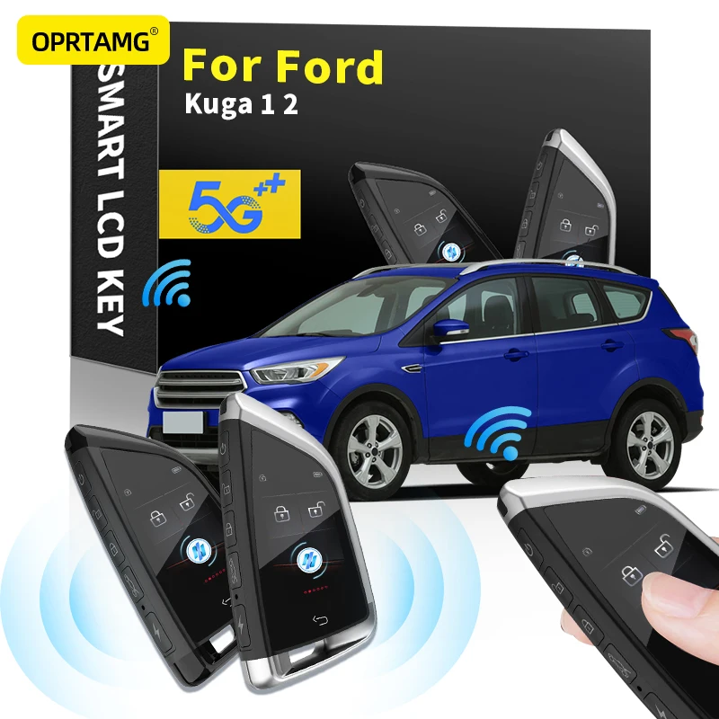 

ЖК-дисплей с Дистанционным Ключом для бесключевого автомобиля Ford Kuga 1 2 2000 2001 2002 2003-2018 2019 2020 2001 2002