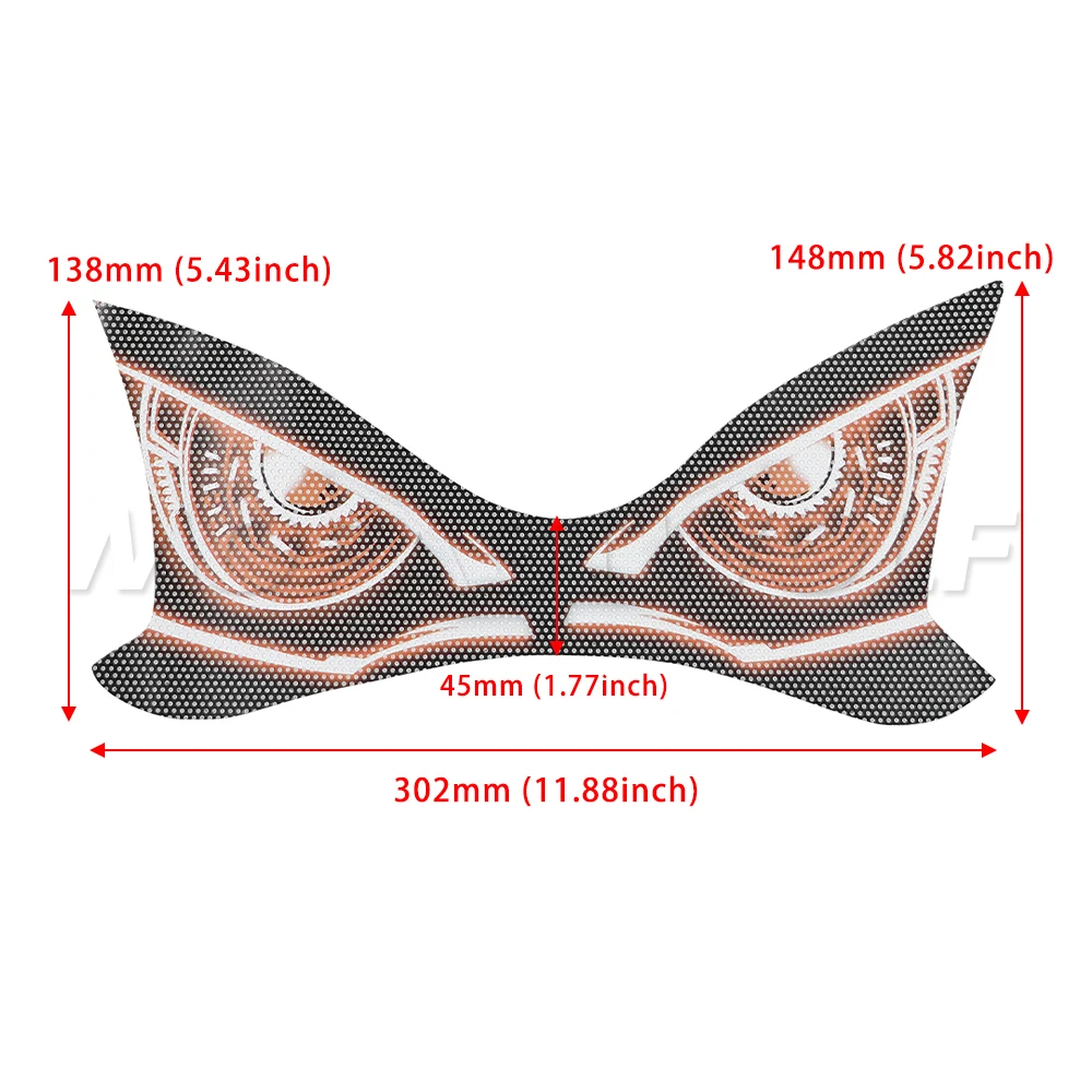 Наклейки на мотоцикл наклейка головный фонарь 3D передний обтекатель защита фар