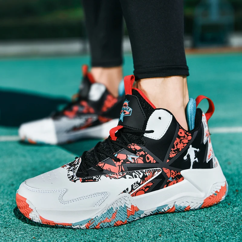 2022 Men Basketball Shoes Unisex Couple Basketball Sports Shoes Summer Breathable High Quality Sneakers for Women