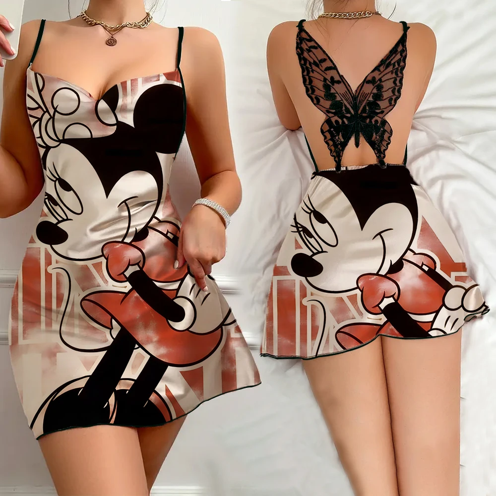 Новинка 2024 пикантная Пижама с узором женское платье для дома Новые