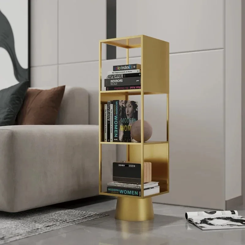Креативная угловая вертикальная книжная полка для анормамента напольная