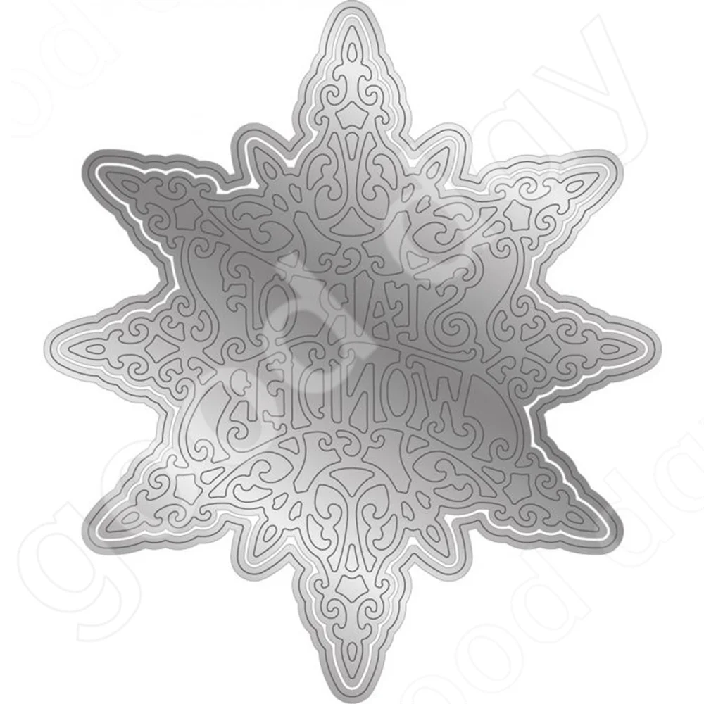 

Metal Cutting Card Star of Wonder Die Scrapbooking New Arrival 2022 Metal Cutting Dies Christmas Craft Making Stencil For Decor