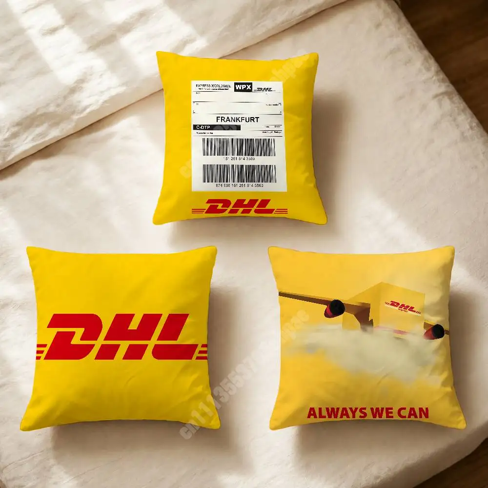 Фото D-DHL-S Worldwide Express Чехол для подушки дивана/кресла, уютный акцентный декор для спальни и студии №1