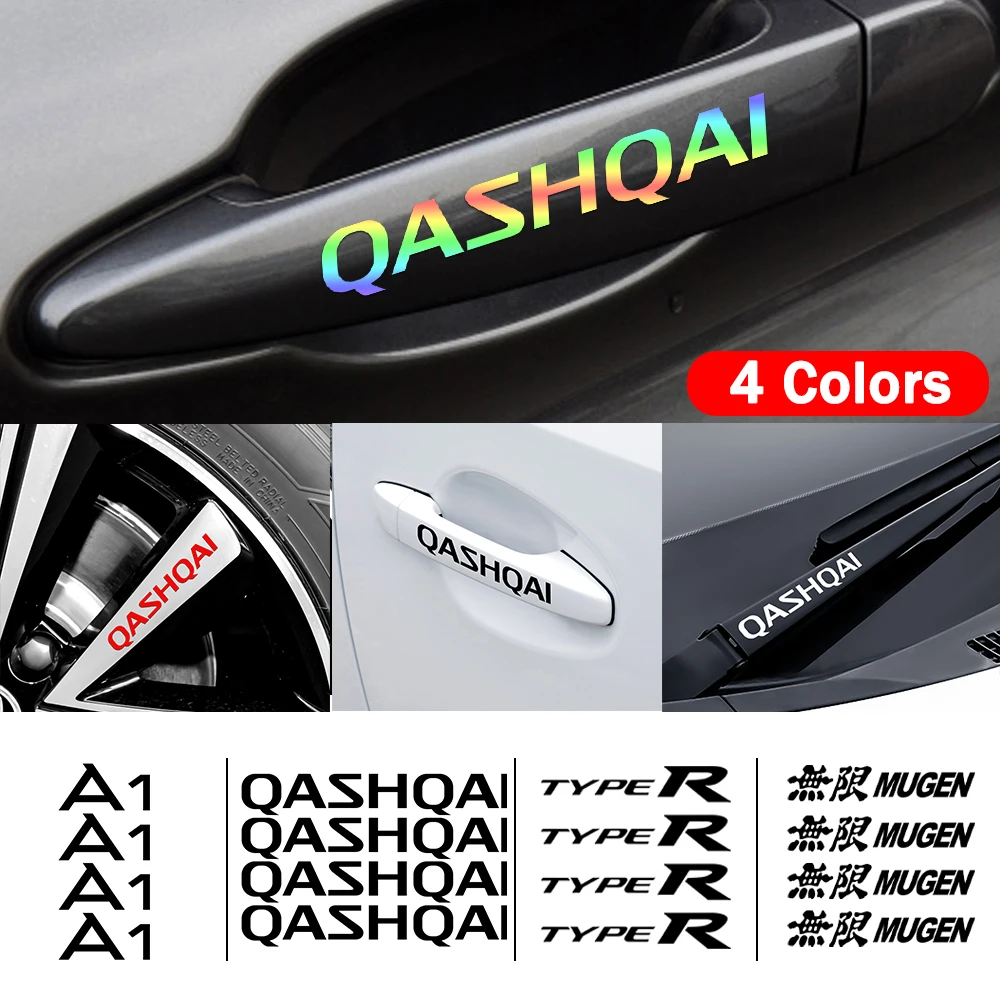 4 шт. автомобильные наклейки на ручку стеклоочистителя для KIA QLC Quoris Sportage Rio Sorento Soul