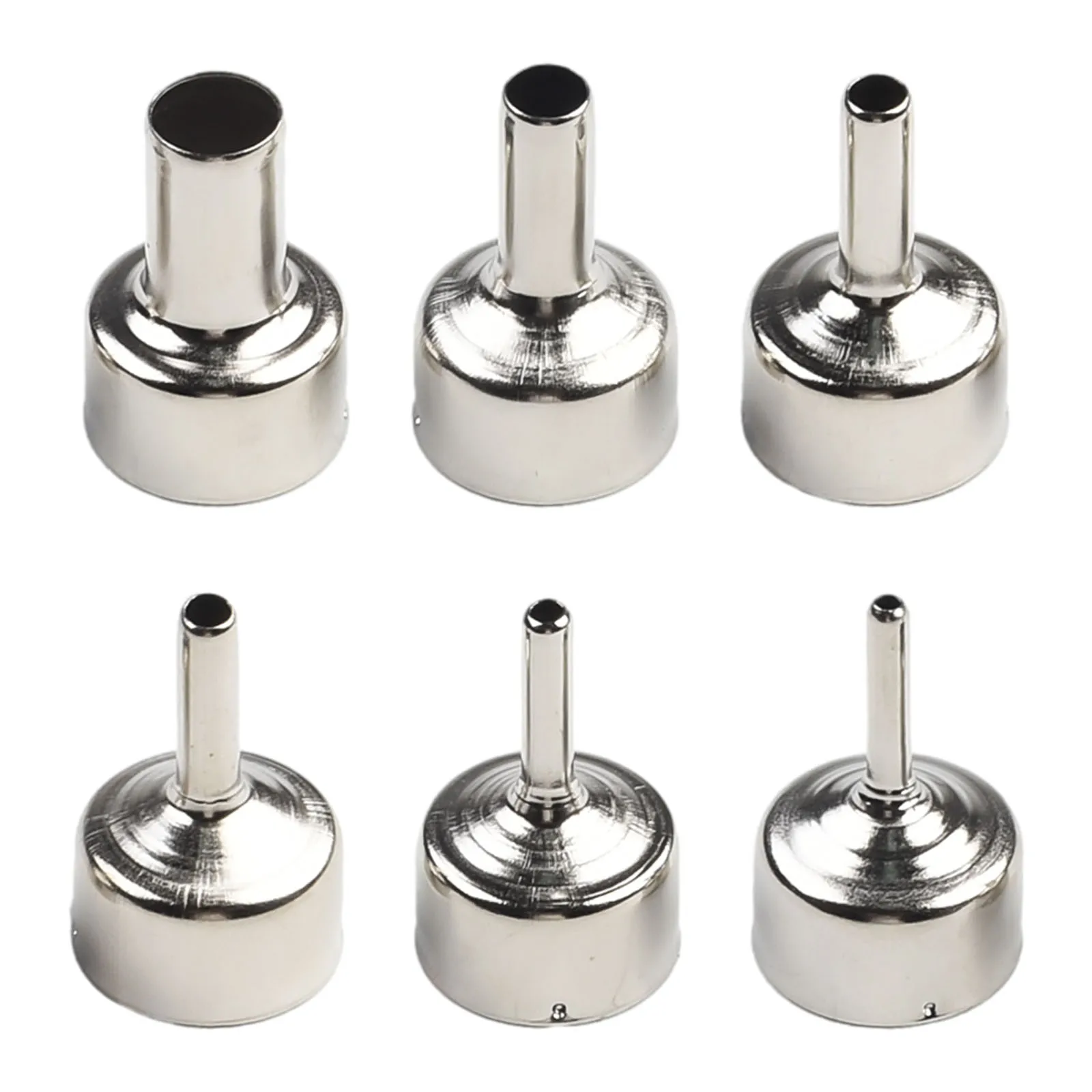 Насадки для термовоздушной станции серии 858 6 шт. 22 мм насадки паяльной и сварки 858D