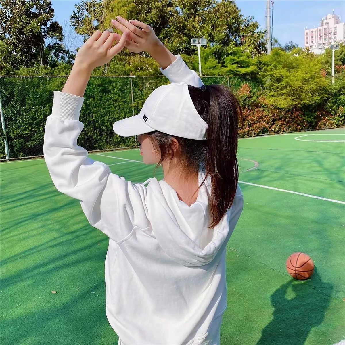 

New Baseball Cap Snapback Ponytail Half Empty Top Cap Kpop Hat Women Sun Protection Sunshade Sports Hat Casual Gorras Hombre