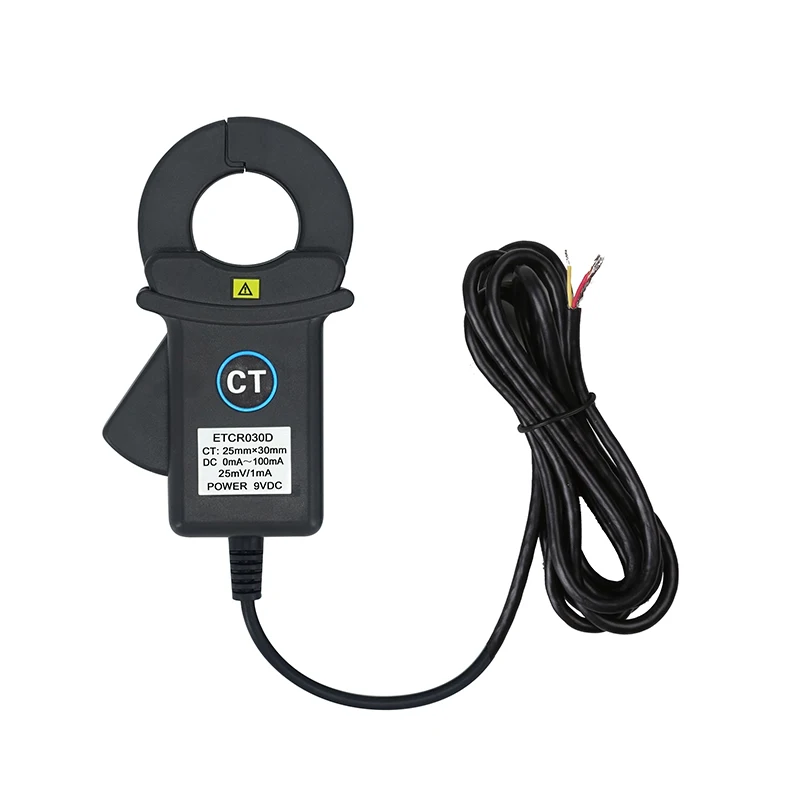 ETCR030D DC 10A Датчик тока утечки Прочность изоляции AC 3700 В/ms CT Двухслойная технология