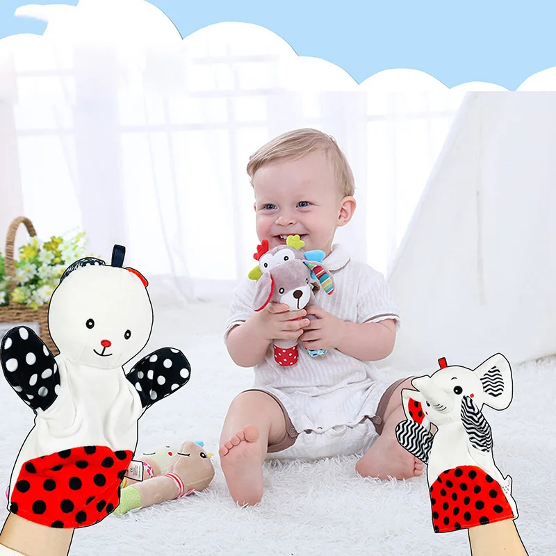 

Finger Puppets Baby Mini Animals Educational Hand Cartoon Animal Plush Doll Finger Puppets theater Plush Toys for Children Gifts
