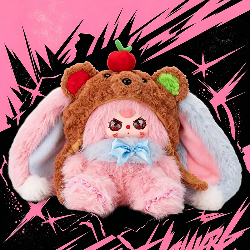 Фото Плюшевая игрушка-сюрприз Babythree Hat Poster Bunny 500% Series Blind Box: виниловая фигурка животного, аниме-кукла, таинственная коробка, игрушки-сюрпризы №2