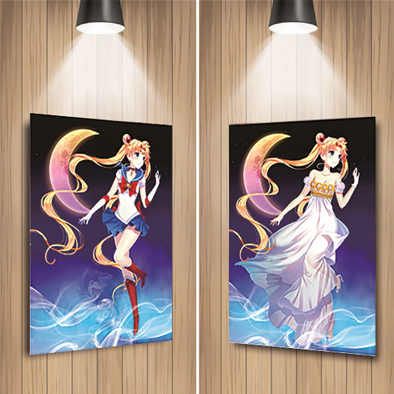 3D Anime Girl  Lenticular Print Poster Wall Painting Customize 3D Print Painting Wall Art home Decor gifts