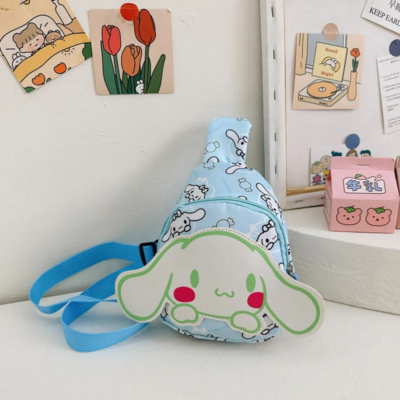 Простая повседневная детская сумка через плечо портативная маленькая нагрудная