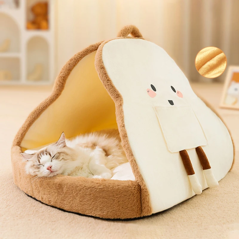 cat house Cozy Winter Cat Tents Warm and Snug Pet House, Soft Nest