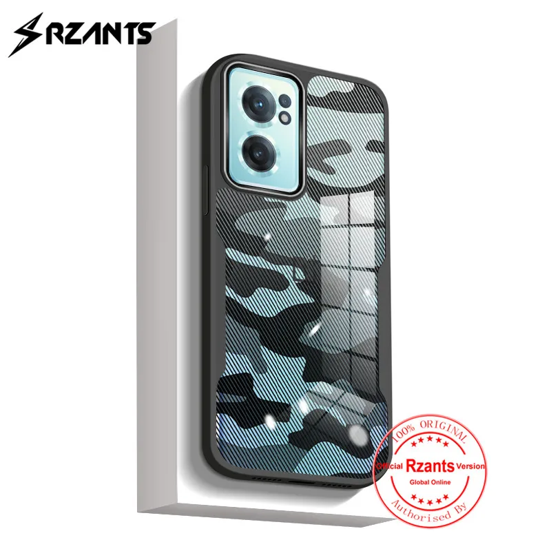 

Rzants Lens Protective Case for OnePlus Nord CE 2 5G Camouflage Cover TPU Edge Hard Back Slim Thin Phone Shell Fundas