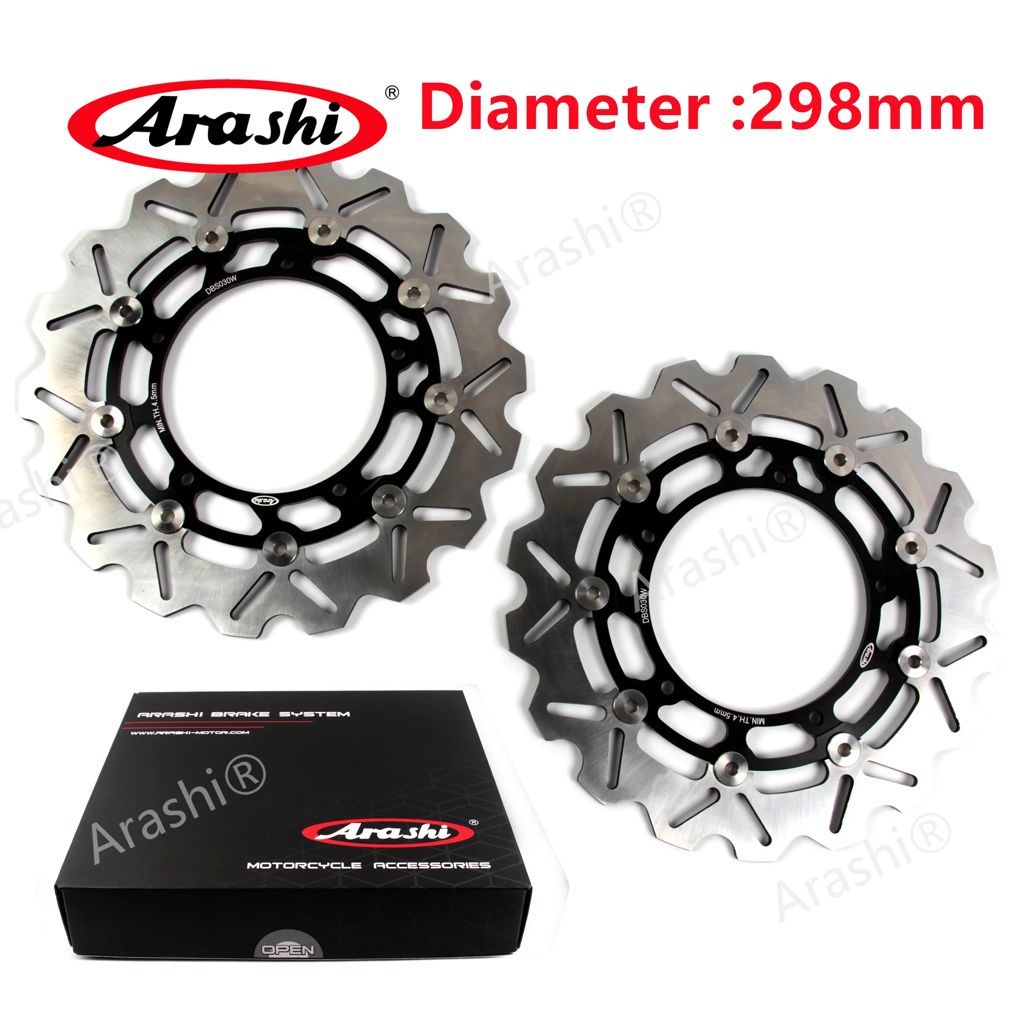

Передний тормозной диск Arashi FZ6 2004-2008 CNC для YAMAHA FZ6 Fazer 600 2004 2005 2006 2007 2008, полностью плавающий тормозной роторный диск