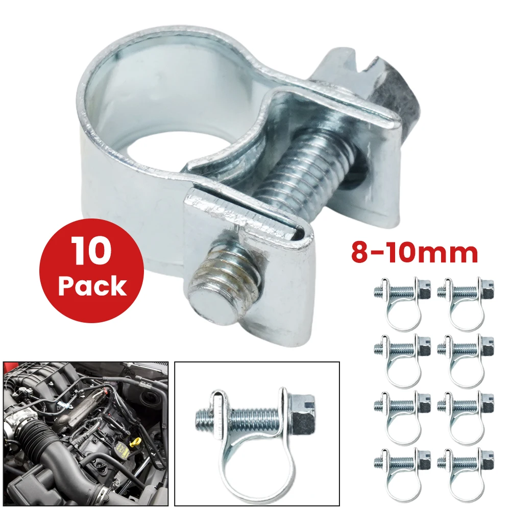 

Fuel Line Hose Clamp Clips Petrol Pipe Screw Clamps Fittings Fixing Tool Head Mounting Radiator Sealing Hose Hardware Tool