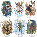 Аниме Фигурка Genshin Impact Zhongli tataglia Xiao, разбавленный Ragnvindr Kaeya акриловая модель на подставке Plate, настольное украшение, коллекционные подарки