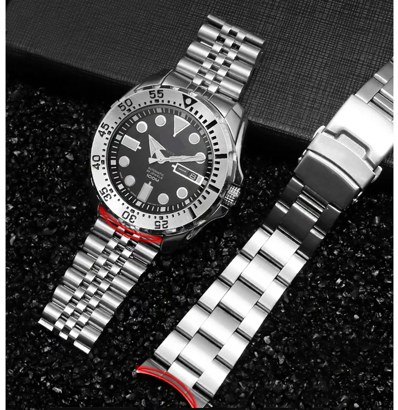 For Casio MDV106-1A MDV-107 MTP-VD01 MDV-106D Strap Stainless Steel Wristband Metal Bracelet Accessories Watchband 20mm 22mm